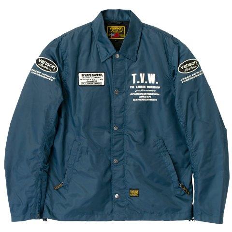 コーチジャケット ネイビー Mサイズ SVS2505S バンソン トゥルーパーS