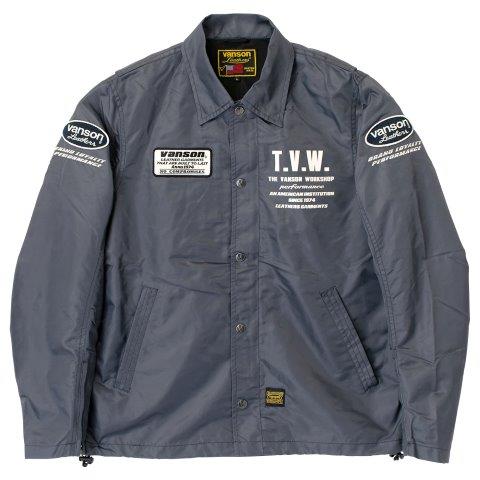 コーチジャケット グレー Lサイズ SVS2505S バンソン トゥルーパーS