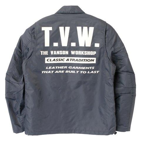 取寄 コーチジャケット グレー Mサイズ SVS2505S バンソン トゥルーパーS