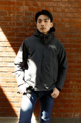 取寄 フーディジャケット ブラック 2XLサイズ SVS2506W バンソン