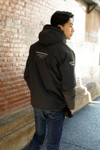 取寄 フーディジャケット ブラック XLサイズ SVS2506W バンソン