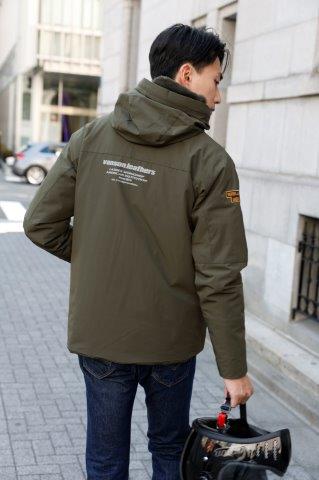 取寄 フーディジャケット グレー Lサイズ SVS2506W バンソン