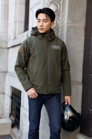 フーディジャケット カーキ XLサイズ SVS2506W バンソン