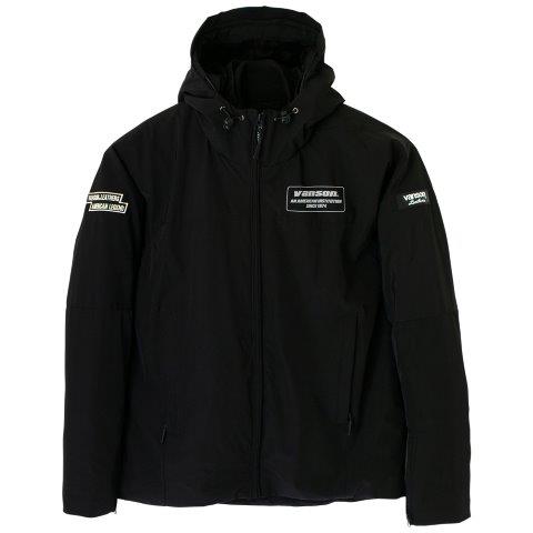 取寄 フーディジャケット ブラック 3XLサイズ SVS2506W バンソン