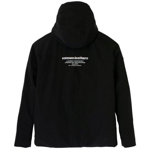 取寄 フーディジャケット ブラック 2XLサイズ SVS2506W バンソン
