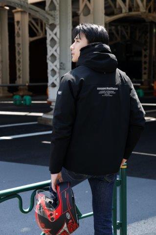 取寄 フーディジャケット グレー 2XLサイズ SVS2506W バンソン