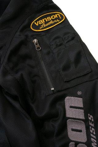 メッシュMA-1ジャケット アイボリー/ブラック Lサイズ TVS2501S バンソン トゥルーパー