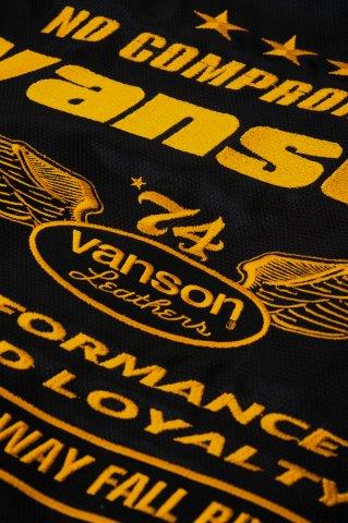 取寄 メッシュMA-1ジャケット ブラック/イエロー XLサイズ TVS2501S バンソン トゥルーパー