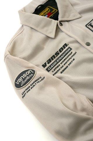 メッシュコーチジャケット ブラック/シルバー 3XLサイズ TVS2503S バンソン トゥルーパー