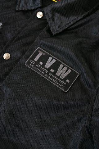 取寄 メッシュコーチジャケット アイボリー/ガンメタリック 2XLサイズ TVS2503S バンソン トゥルーパー