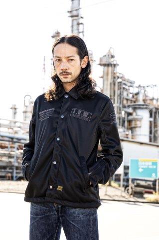 メッシュコーチジャケット アイボリー/ガンメタリック 2XLサイズ TVS2503S バンソン トゥルーパー