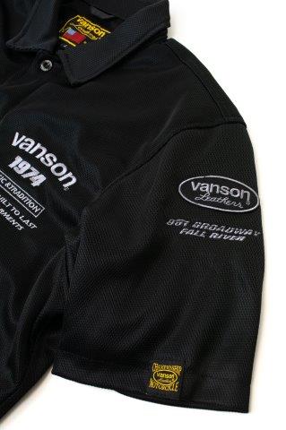 メッシュワークシャツ ブラック/シルバー 2XLサイズ TVS2505S バンソン トゥルーパー