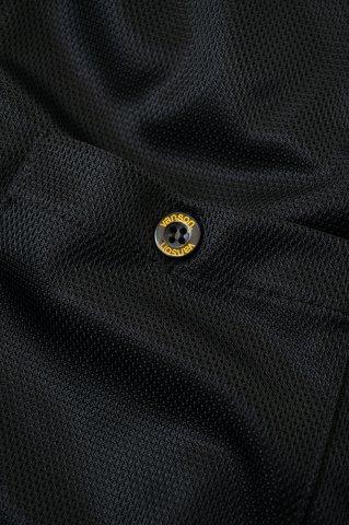 取寄 メッシュワークシャツ ブラック/イエロー Mサイズ TVS2505S バンソン トゥルーパー