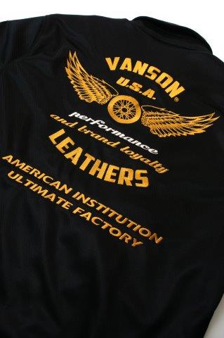 メッシュワークシャツ ブラック/イエロー Mサイズ TVS2505S バンソン トゥルーパー