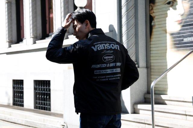 コーチジャケット ネイビー 3XLサイズ TVS2509W バンソン