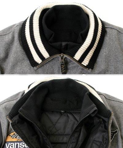 取寄 アワードジャケット ブラック/ブラック 3XLサイズ VS24107W バンソン