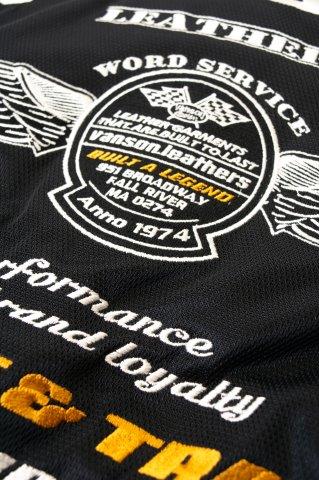 メッシュスウィングトップジャケット ネイビー/ホワイト Mサイズ VS25103S バンソン