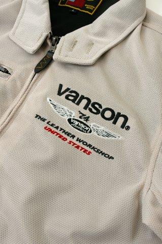 メッシュスウィングトップジャケット ネイビー/ホワイト XLサイズ VS25103S バンソン