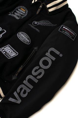 取寄 アワードジャケット ブラック/シルバー Lサイズ VS25107W バンソン