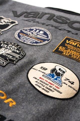 取寄 アワードジャケット グレー/ブラック XLサイズ VS25107W バンソン