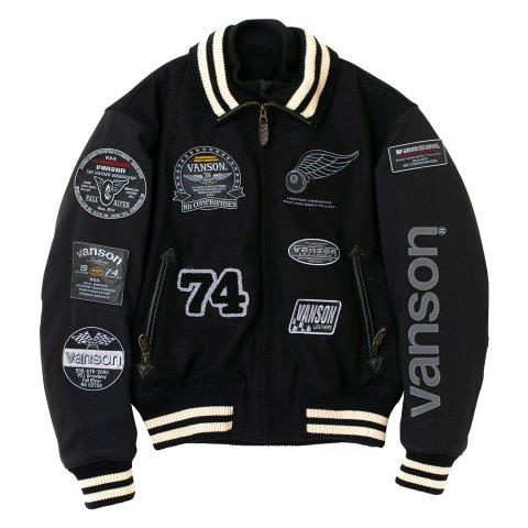 アワードジャケット ブラック/シルバー 3XLサイズ VS25107W バンソン