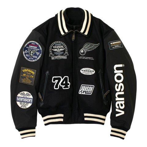 取寄 アワードジャケット ブラック/アイボリー XLサイズ VS25107W バンソン