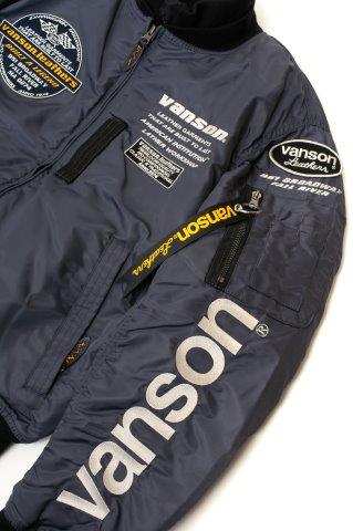 MA-1ジャケット カーキ/ブラック 3XLサイズ VS25108W バンソン