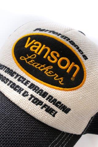 メッシュキャップ ブラック/ホワイト フリーサイズ VS25701S バンソン