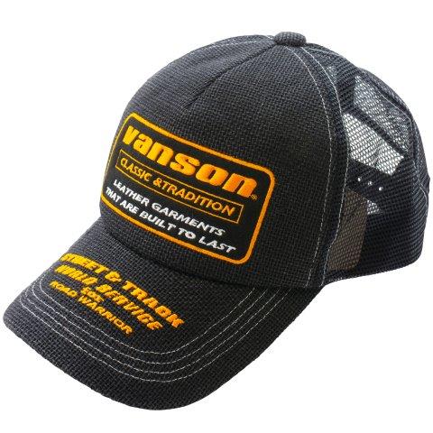 メッシュキャップ ブラック/ブラック フリーサイズ VS25705S バンソン