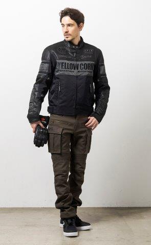 取寄 ウィンタージャケット ブラック/ガンメタル Lサイズ BB-4304 イエローコーン