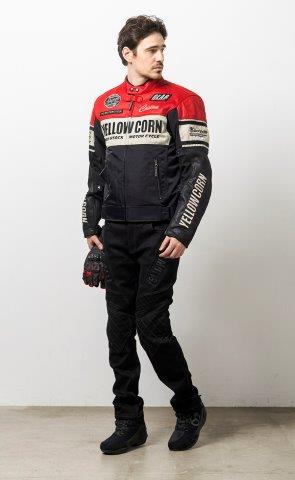 取寄 ウィンタージャケット レッド/ブラック 3Lサイズ BB-4304 イエローコーン