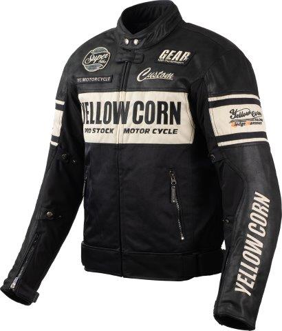 取寄 ウィンタージャケット ブラック/アイボリー Lサイズ BB-4304 イエローコーン