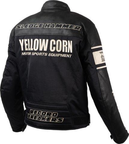 取寄 ウィンタージャケット ブラック/アイボリー 3LWサイズ BB-4304 イエローコーン