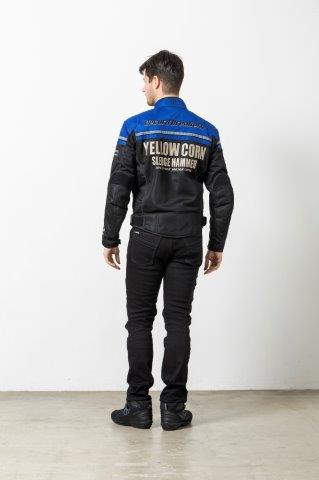 メッシュジャケット ブラック/ガンメタ Mサイズ BB-5104 イエローコーン