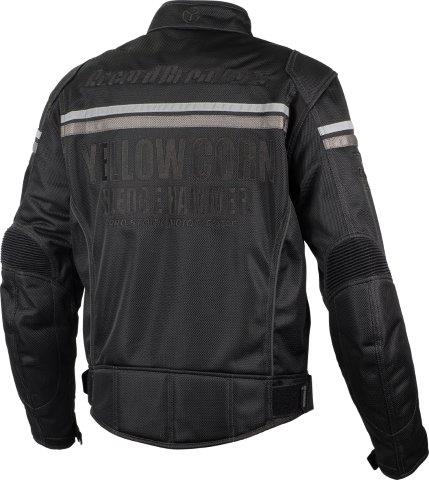 メッシュジャケット ブラック/ガンメタ Mサイズ BB-5104 イエローコーン