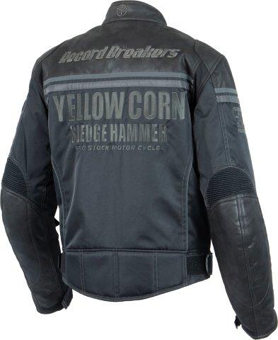 ウィンタージャケット ブラック/ガンメタ 3Lサイズ BB-5304 イエローコーン