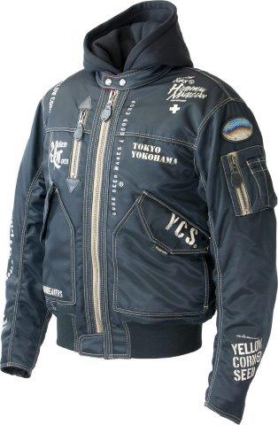 取寄 ウィンタージャケット ミッドナイトブラック Mサイズ SJ-4305 イエローコーン シード