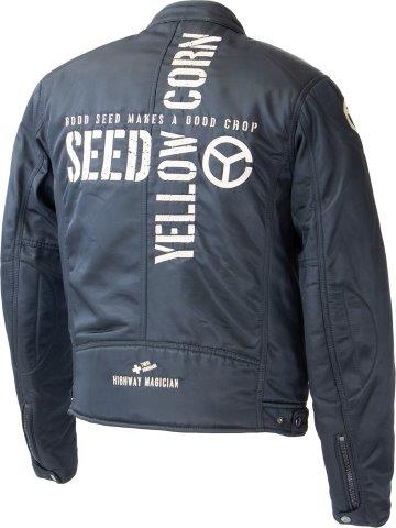 取寄 ウィンタージャケット ミッドナイトブラック/アイボリー Mサイズ SJ-4306 イエローコーン シード