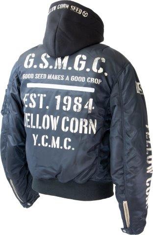 取寄 ウィンタージャケット ミッドナイトブラック Mサイズ SJ-4307 イエローコーン シード