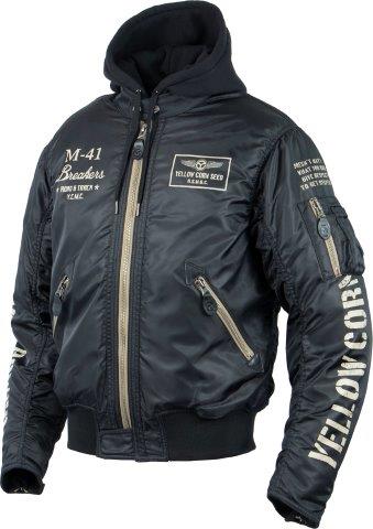 ウィンタージャケット ブラック Mサイズ SJ-5307 イエローコーン