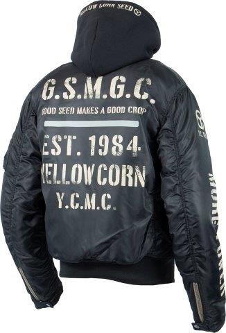 ウィンタージャケット ブラック LLサイズ SJ-5307 イエローコーン