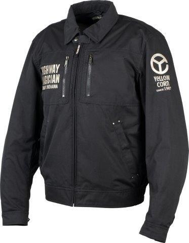 YELLOWCORN YB-1301 ブラックジャケット YB-4105 MESH JACKET 【BLACK