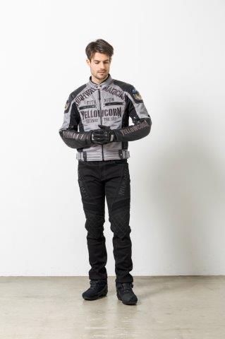 チタニウムメッシュジャケット シルバー Lサイズ YB-5109 イエローコーン