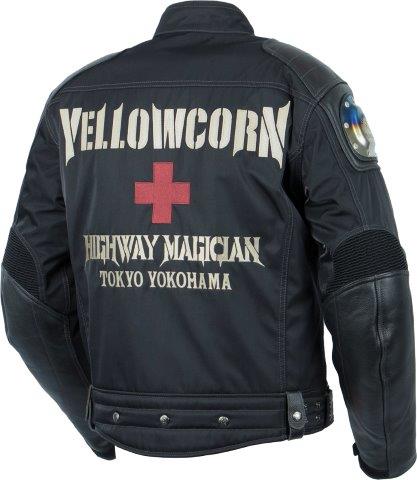 チタニウムウィンタージャケット ブラック/アイボリー Mサイズ YB-5309 イエローコーン