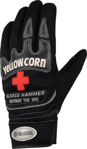 ネオプレンレイングローブ ブラック LLサイズ YG-085R イエローコーン