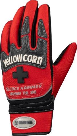 ネオプレンレイングローブ レッド LLサイズ YG-085R イエローコーン