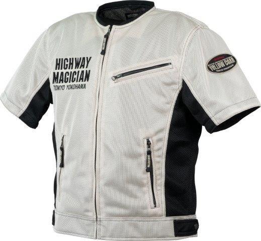 取寄 プロテクティブメッシュTシャツ アイボリー Mサイズ YMT-010 イエローコーン