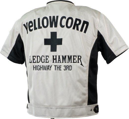 取寄 プロテクティブメッシュTシャツ アイボリー 3Lサイズ YMT-010 イエローコーン