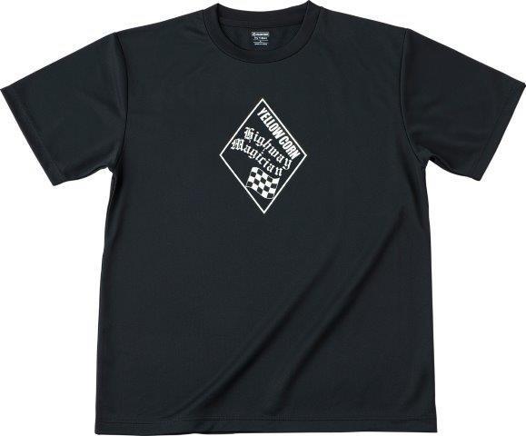 クールドライTシャツ ブラック/アイボリー 3Lサイズ YT-026 イエローコーン