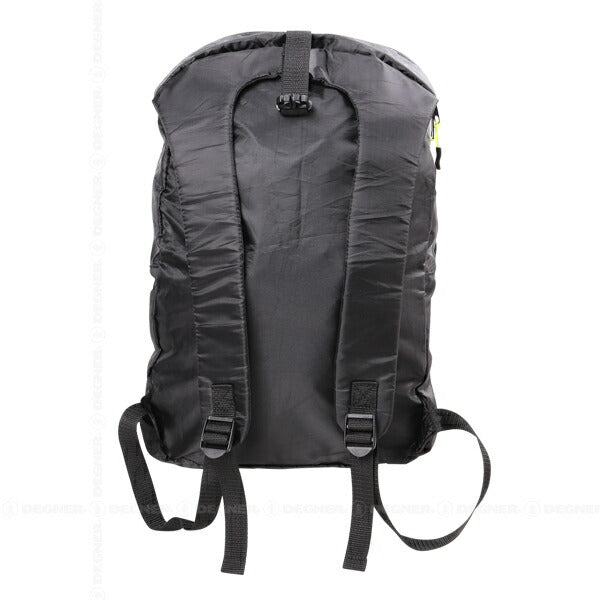 NB-163 ブラック ポケッタブルヘルメットリュック デグナー エコバッグ フルフェイス収納可